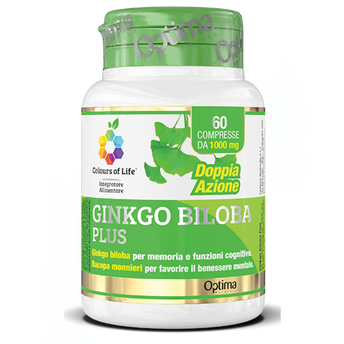 Colours of Life Ginko Biloba Plus DA 1000mg 60 tabletek