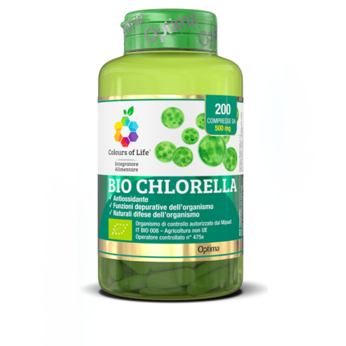 Colours of Life Chlorella Bio 200 tabletek DA 500mg