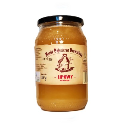 Miod_lipowy_1200g_miody_pojezierza_drawskiego