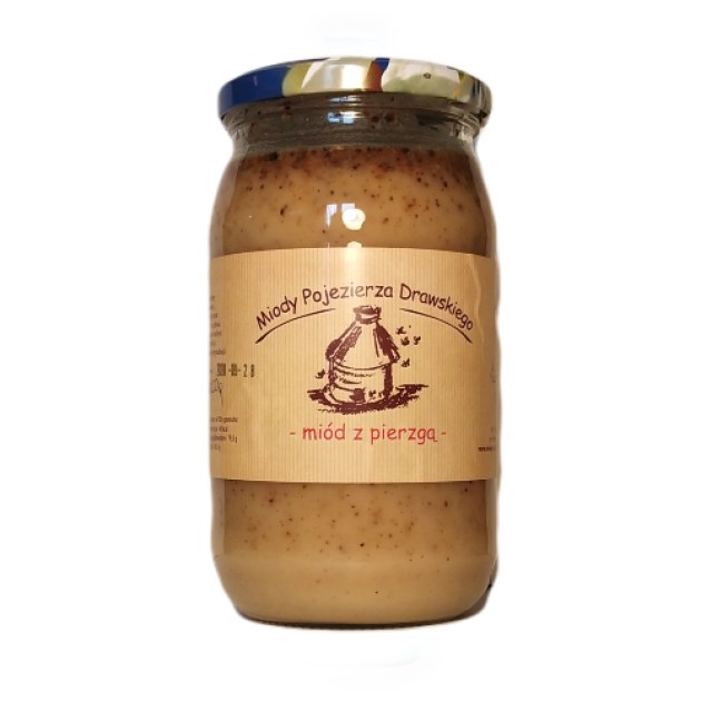 Miod_z_pierzga_950g_miody_pojezierza_drawskiego