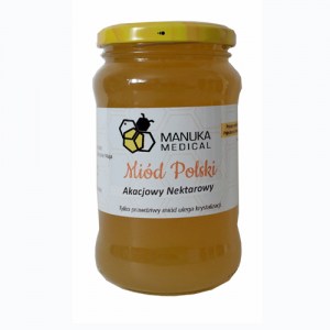 miód akacjowy, miód polski
