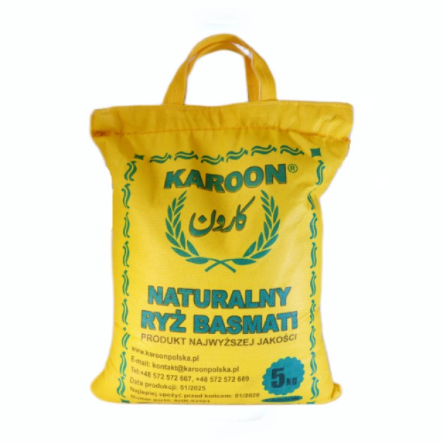 ryż, basmati, 5kg, karoon, polska, pakistan