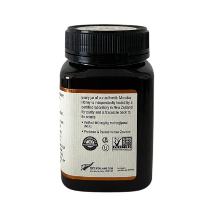 miód manuka, Wedderspoon, 400, mgo, 500g