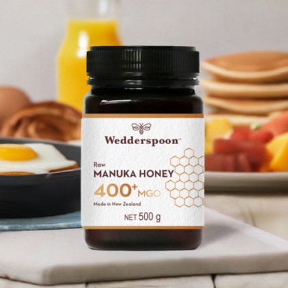 miód manuka, Wedderspoon, 400, mgo, 500g