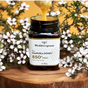 miód manuka, Wedderspoon, 850, mgo, 500g