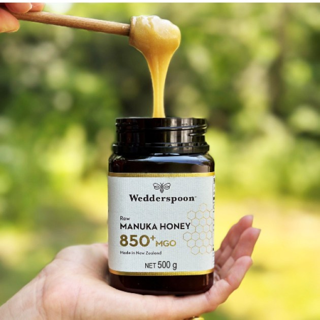 miód manuka, Wedderspoon, 850, mgo, 500g